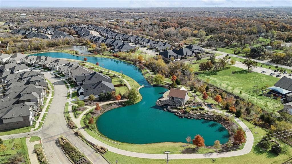 Enjoy the walking paths and explore the different water features surround the Pond
