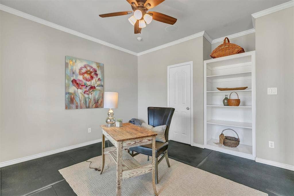 1700 Rock Ridge Road, Lucas, TX 75002 Currently set up as exercise space, but easily converted back to it's original design as a home office.