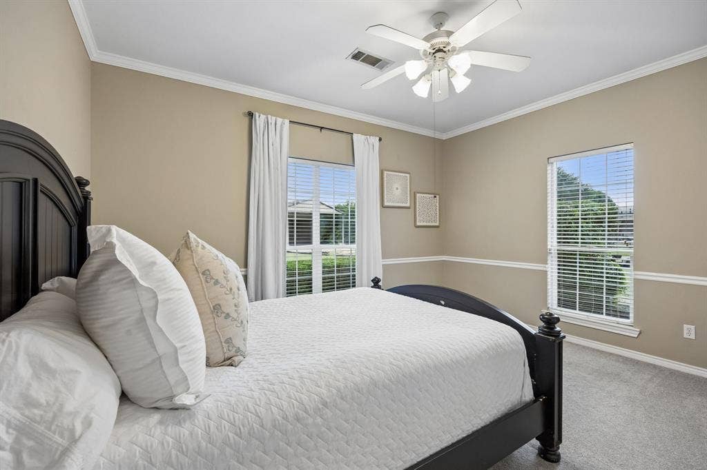 1700 Rock Ridge Road, Lucas, TX 75002 Another great feature of this home is the first floor secondary bedroom with ensuite. It is perfect for extended family visits.