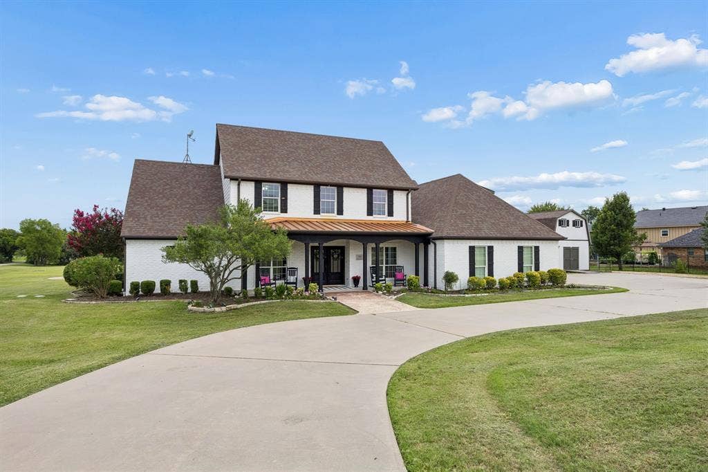1700 Rock Ridge Road, Lucas, TX 75002 Lovely family home on 3.3 acres in the heart of Lucas and Lovejoy ISD.