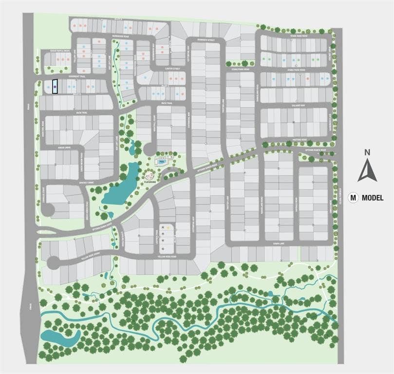 1740 Goodnight Trail, Celina, TX 75009 The Ranch at Uptown Celina Sitemap
