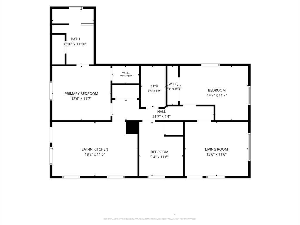 810 Edna Street, Athens, TX 75751 Floor plan