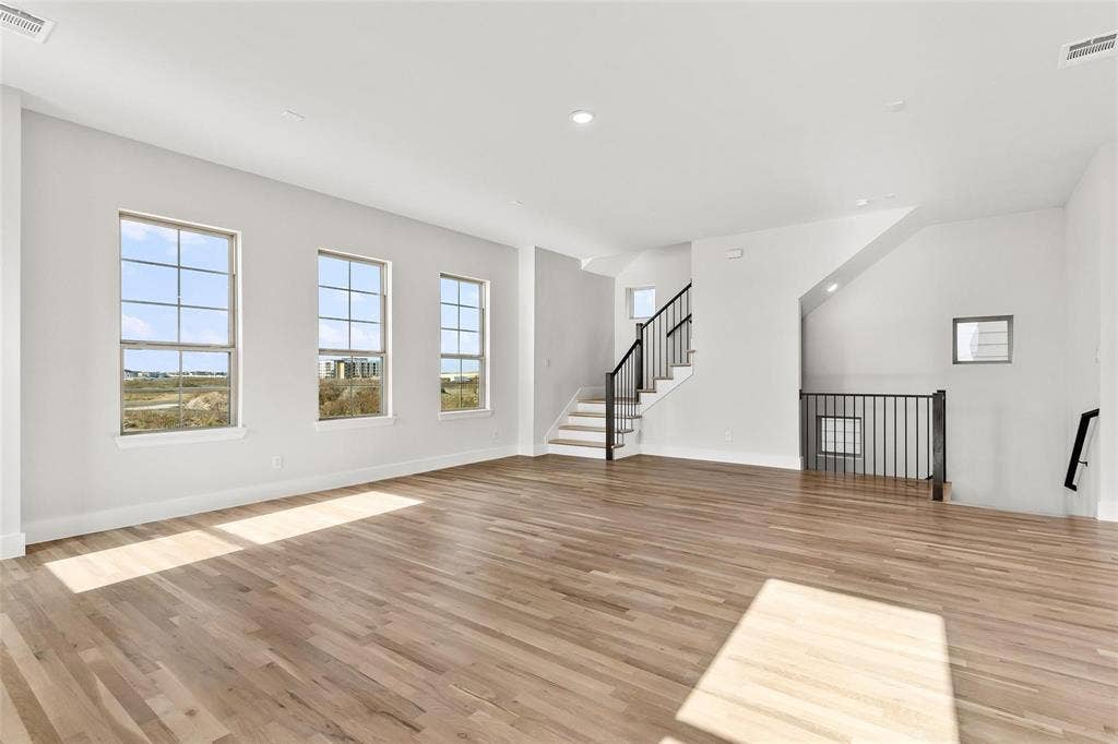 1101 Marc Lane, Rowlett, TX 75088 Open living area with 360 lake view