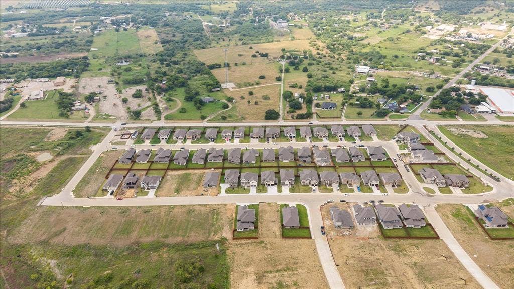 Much wider aerial shot from the front of the property. Westside Preserve neighborhood still expanding.