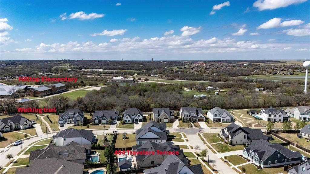 404 Travelers Terrace, Argyle, TX 76226 5T Ranch offers a walking trail that leads to Hilltop Elementary.