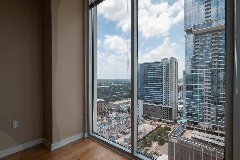 360 Nueces Street, #2110, Austin, TX 78701 Bedroom View of Lady Bird Lake