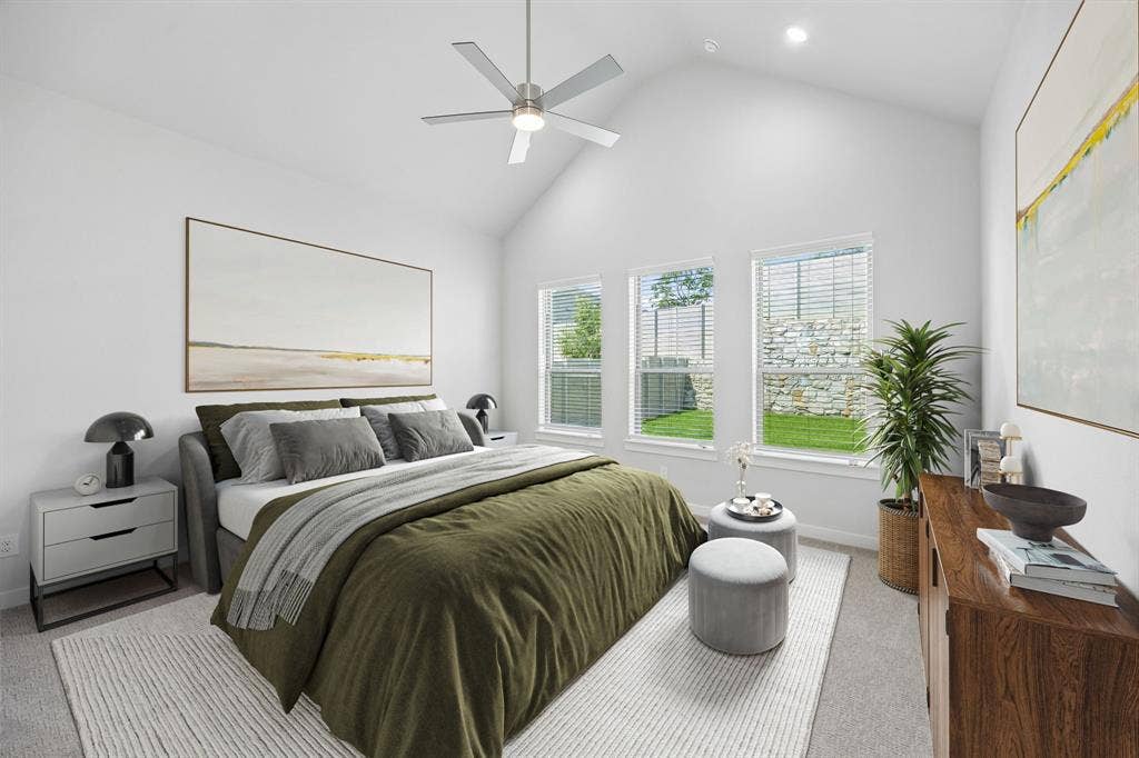 4617 Starlight Drive, McKinney, TX 75071 Primary Suite in the Picasso II home plan by Trophy Signature Homes – REPRESENTATIVE PHOTO