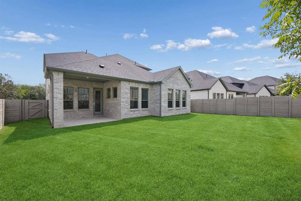 4617 Starlight Drive, McKinney, TX 75071 Covered Patio in the Picasso II home plan by Trophy Signature Homes – REPRESENTATIVE PHOTO