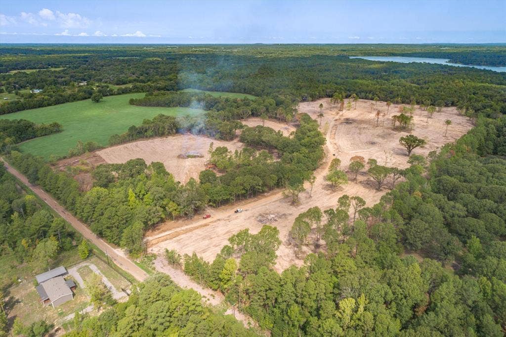 Tract 2 - TBD County Road 4307 Road, Larue, TX 75770 Aerial perspective highlighting cleared land surrounded by mature tree lines
