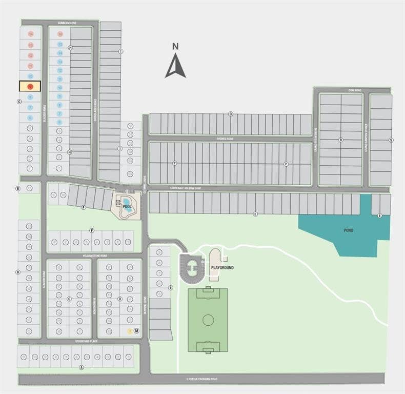 2628 Glacier Road, Anna, TX 75409 Parks at Foster Crossing Sitemap