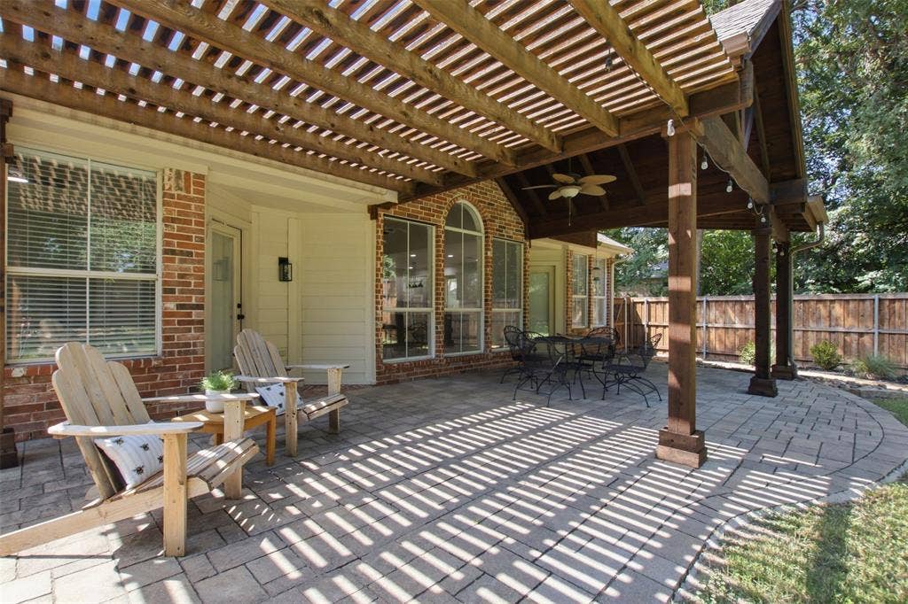 604 Creek View Drive, Prosper, TX 75078 cedar pergola