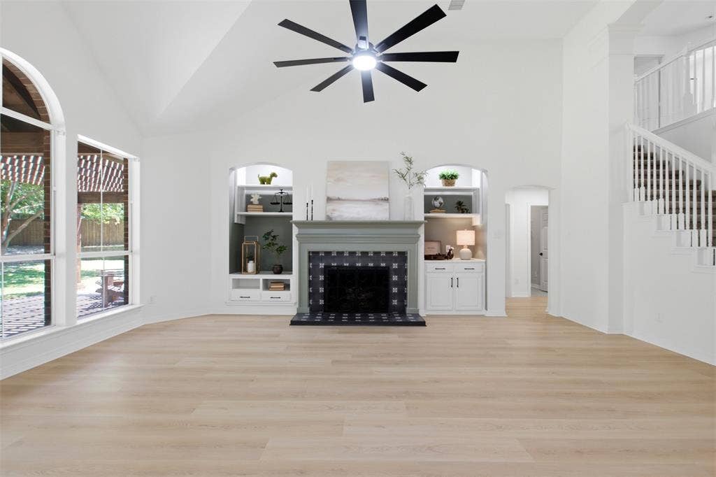 604 Creek View Drive, Prosper, TX 75078 vaulted ceilings