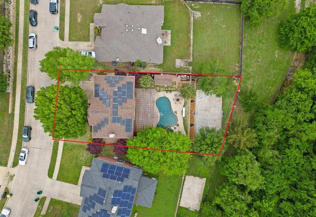 1088 Pondview Drive, Cedar Hill, TX 75104 Birds eye view of property