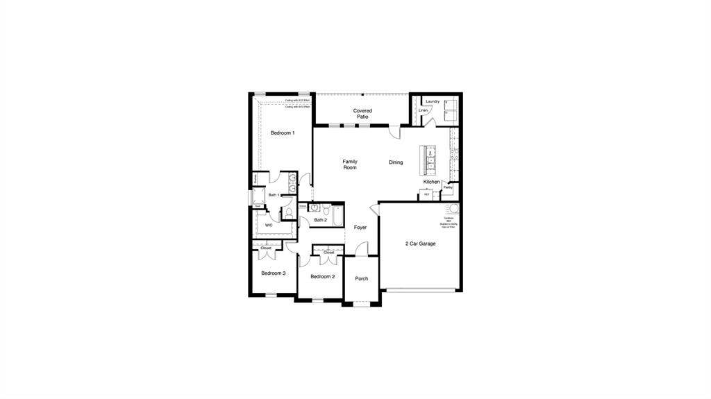 D.R. Horton's Canton floorplan - All Home and community information, including pricing, included features, terms, availability and amenities, are subject to change at any time without notice or obligation. All Drawings, pictures, photographs, video, square footages, floor plans, elevations, features, colors and sizes are approximate for illustration purposes only and will vary from the homes as built.