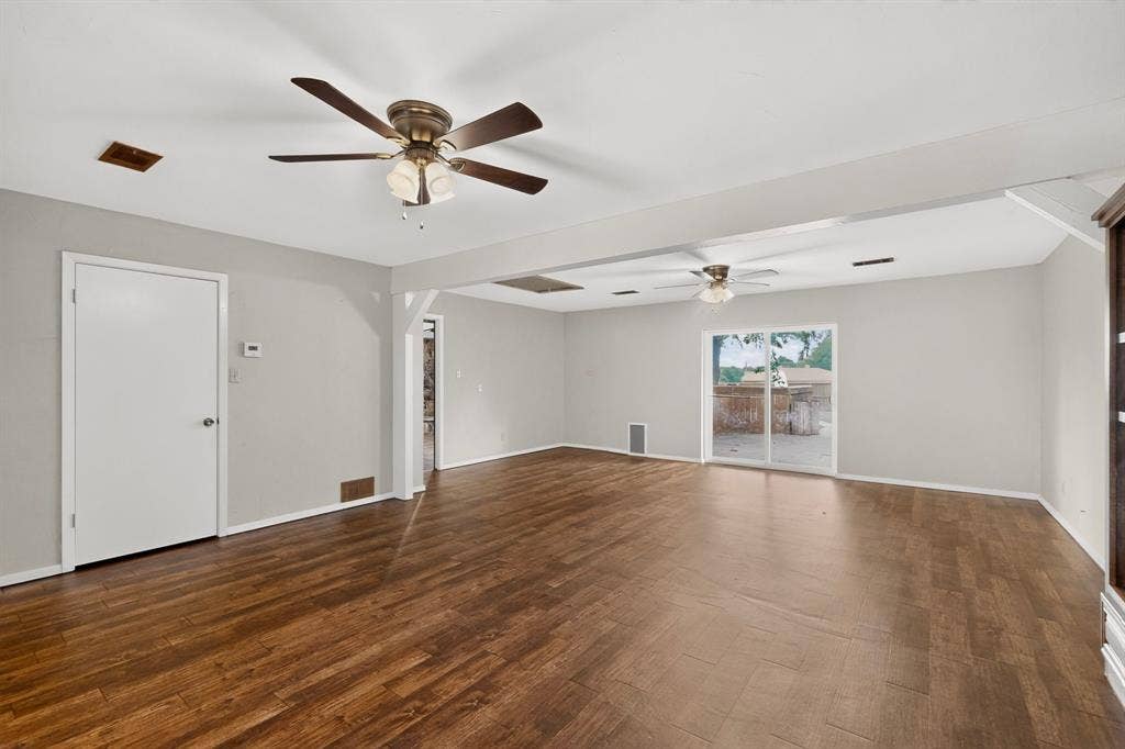 Bonus room perfect for a game room with built-in shelving