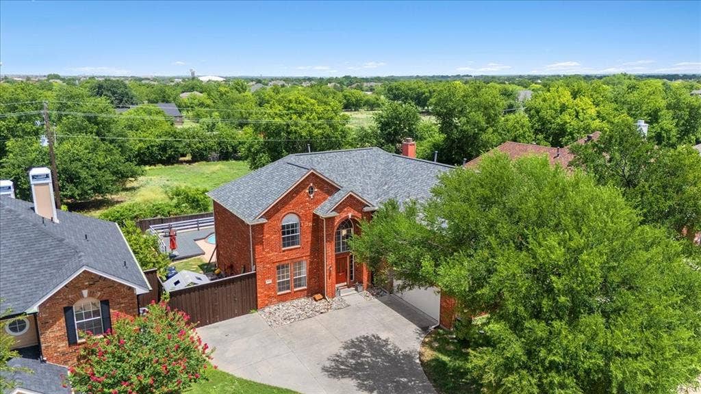 1013 Larkspur Drive, Allen, TX 75002 Aerial view