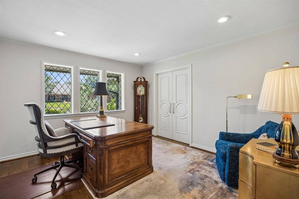 6829 Midcrest Drive, Dallas, TX 75254 Bedroom 2 currently used as an Office.