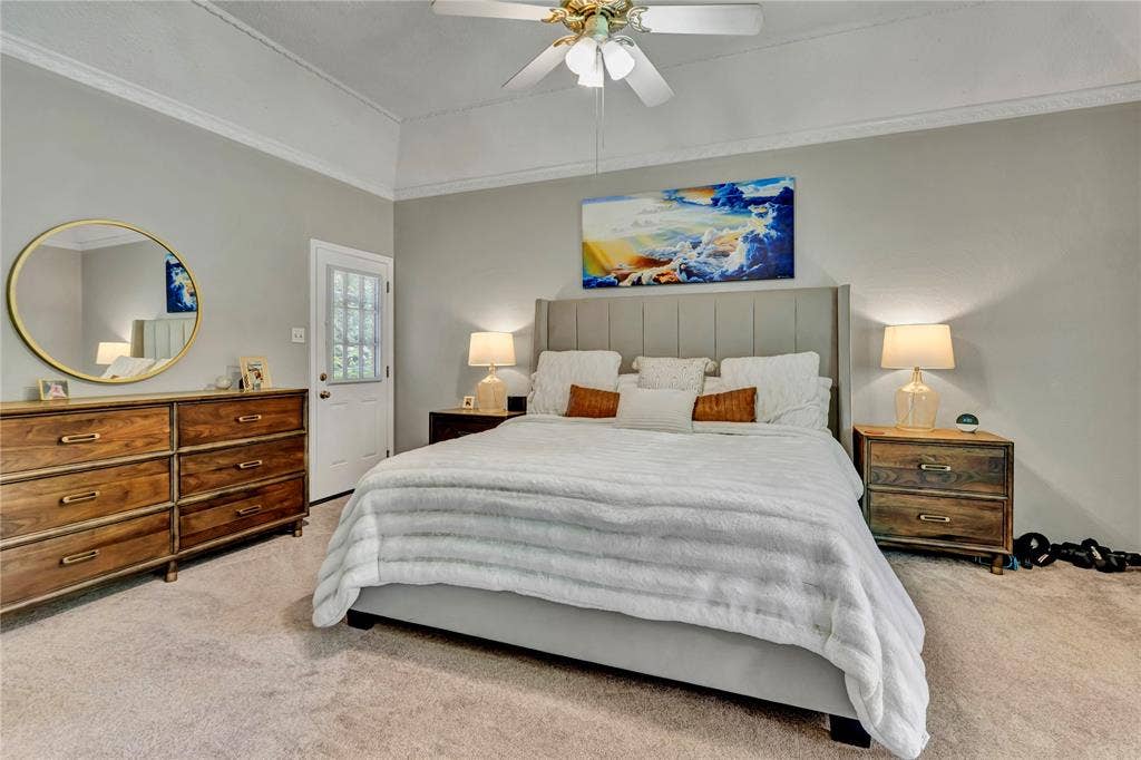 1830 Rhinevalley Drive, Arlington, TX 76012 There is a door from the bedroom that will take you outside