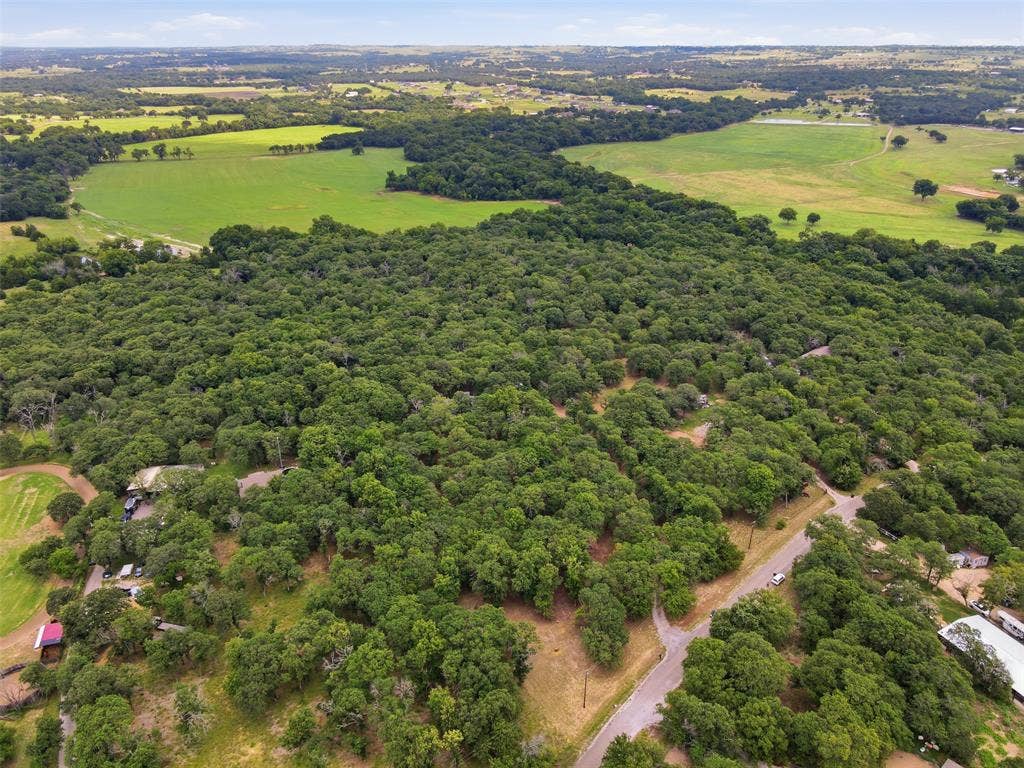 777 Wildwood Trail, Weatherford, TX 76085 Expansive wooded acreage featuring mature trees and clearings
