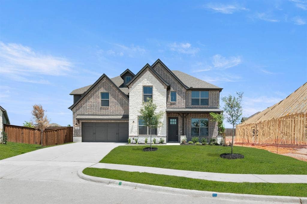 DFW-Redden Farms-Concept 3135-404 Brahman Lane-Front Exterior-Risewell Homes
