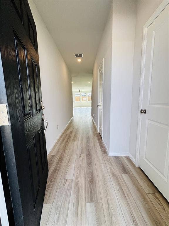 912 Santa Lucia Drive, Anna, TX 75409 Hall featuring light wood-type flooring and recessed lighting