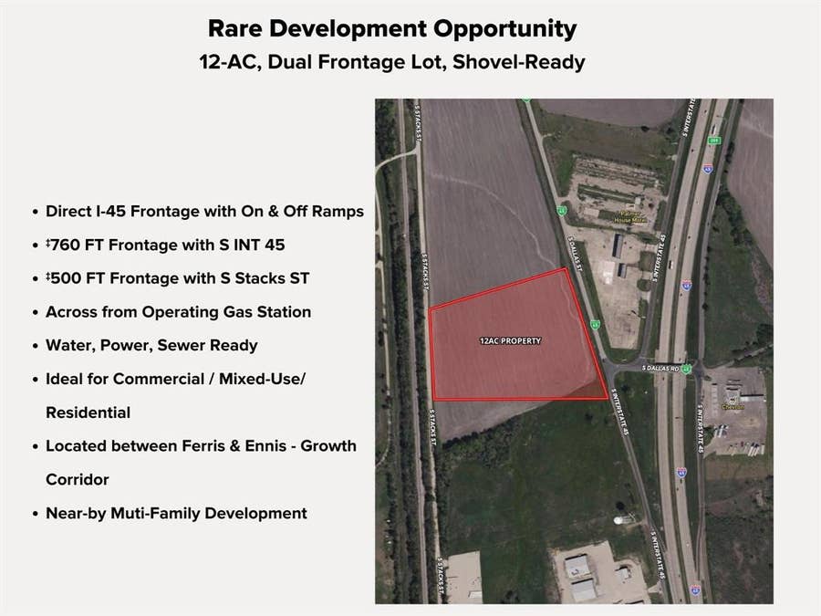 Property photo for TBD I-45, Palmer, TX
