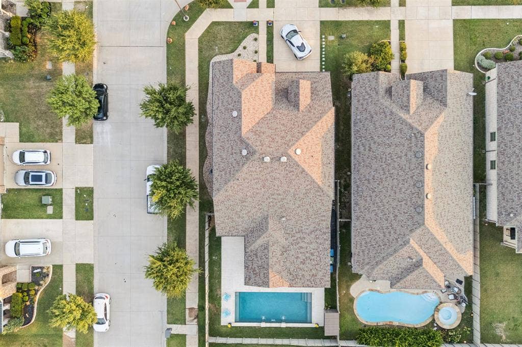 Bonus points that the neighbors have their own pool so they won't be asking to use yours!