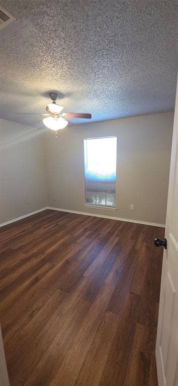 235 Vista Way, Benbrook, TX 76126 Wood-finish flooring, ceiling fan with integrated lighting, neutral wall paint, and white trim