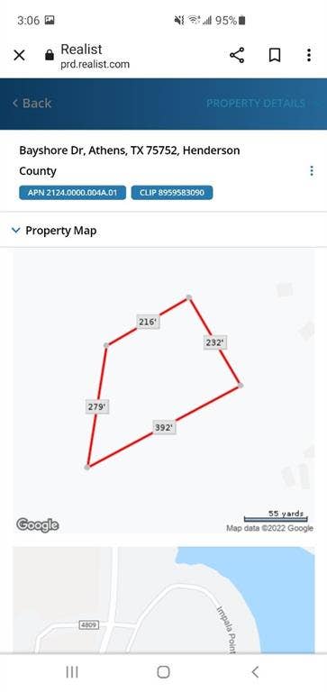 0 Bayshore Drive, Athens, TX 75752 Lot 4A