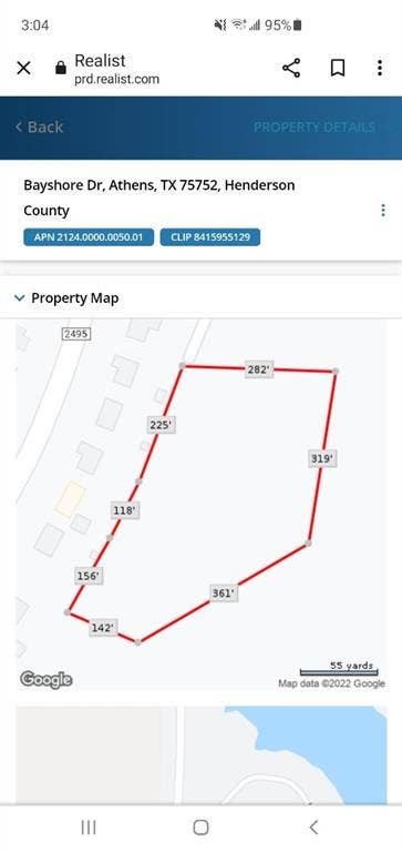 0 Bayshore Drive, Athens, TX 75752 Lot 5