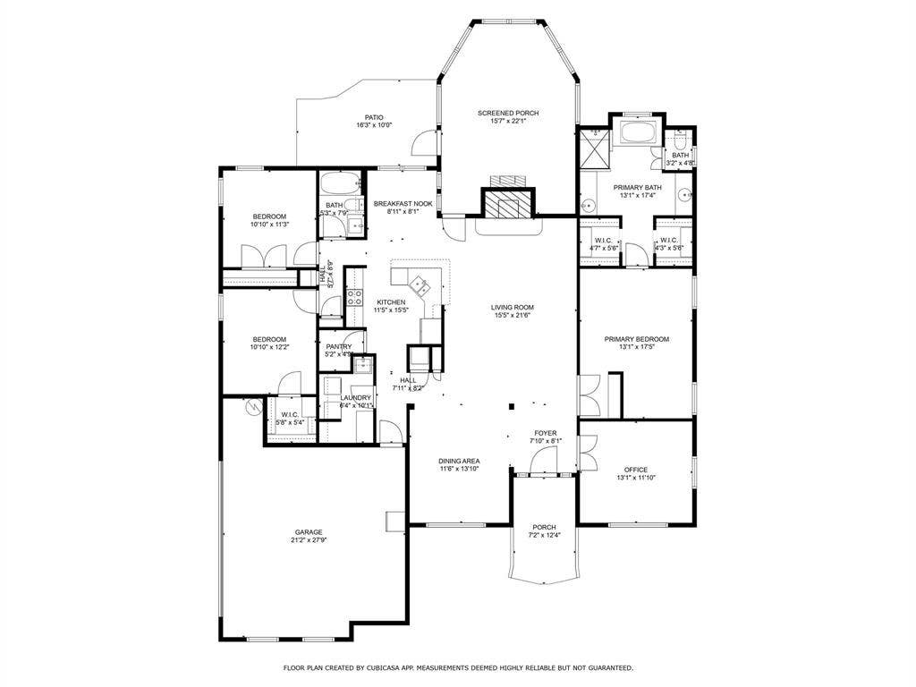 126 E Post Oak, Frankston, TX 75763 Floor plan