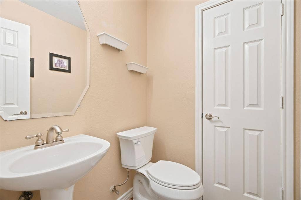 Half bath downstairs