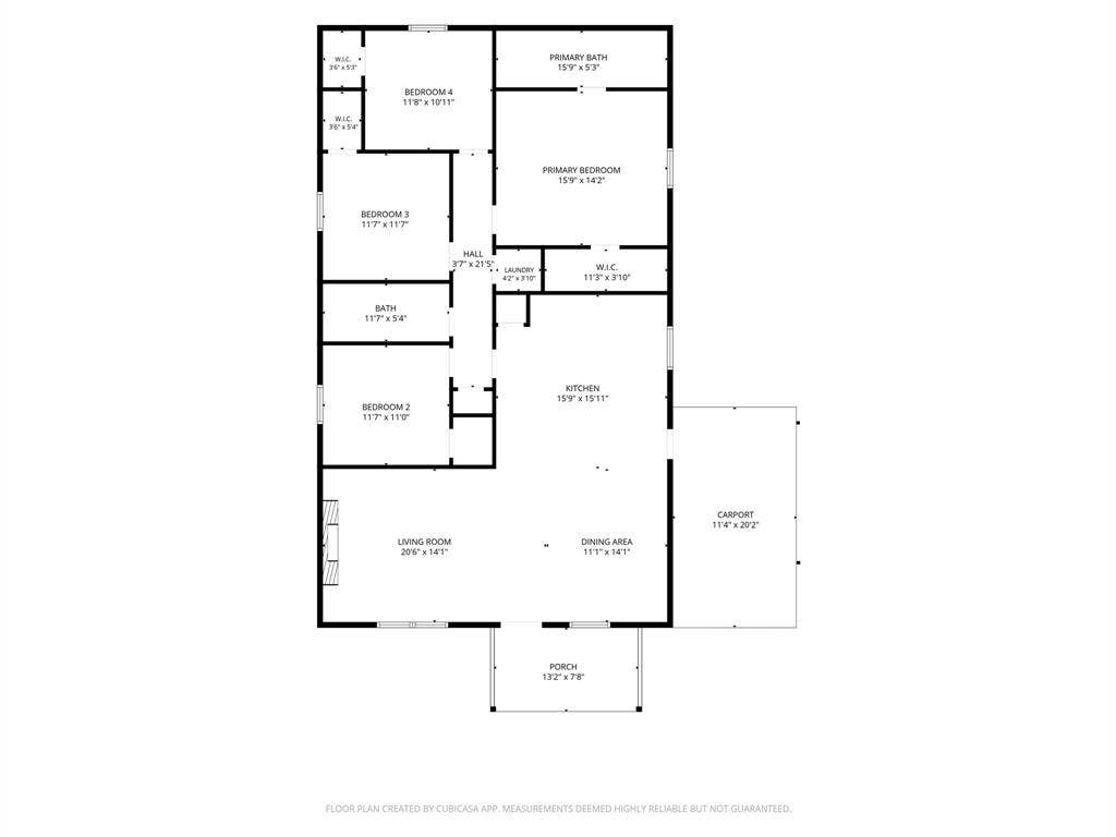 1104 S Brighton Avenue, Dallas, TX 75208 Floor plan