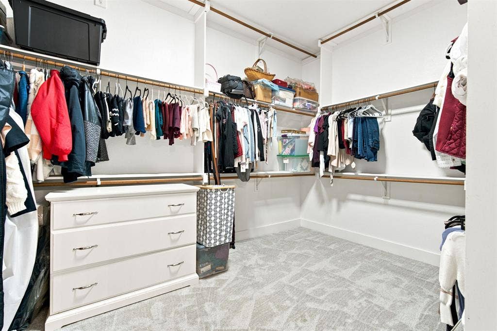 Huge primary closet