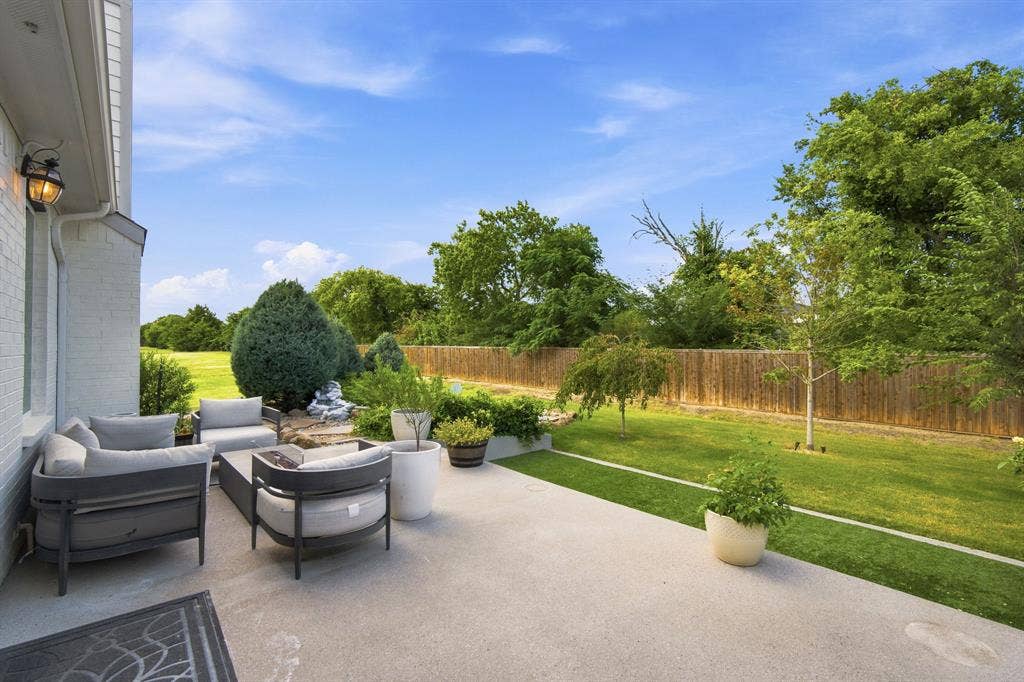 Rear patio