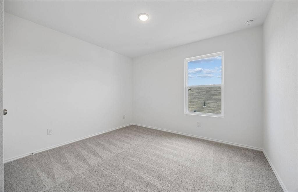 *Floorplan representation, not actual home - Spacious secondary bedroom