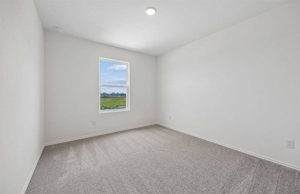 *Floorplan representation, not actual home - Spacious secondary bedroom