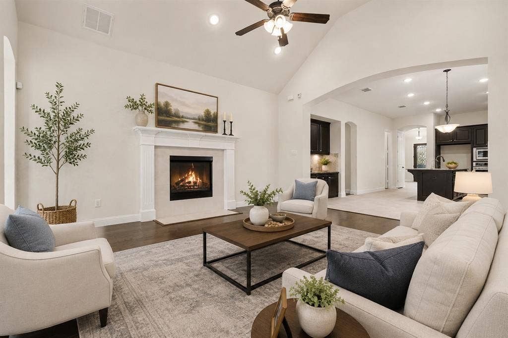 Staged Family Room