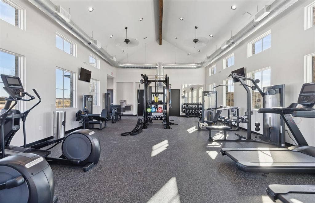 6733 Coffee Mill Court, McKinney, TX 75071 Gym inside the amenity center