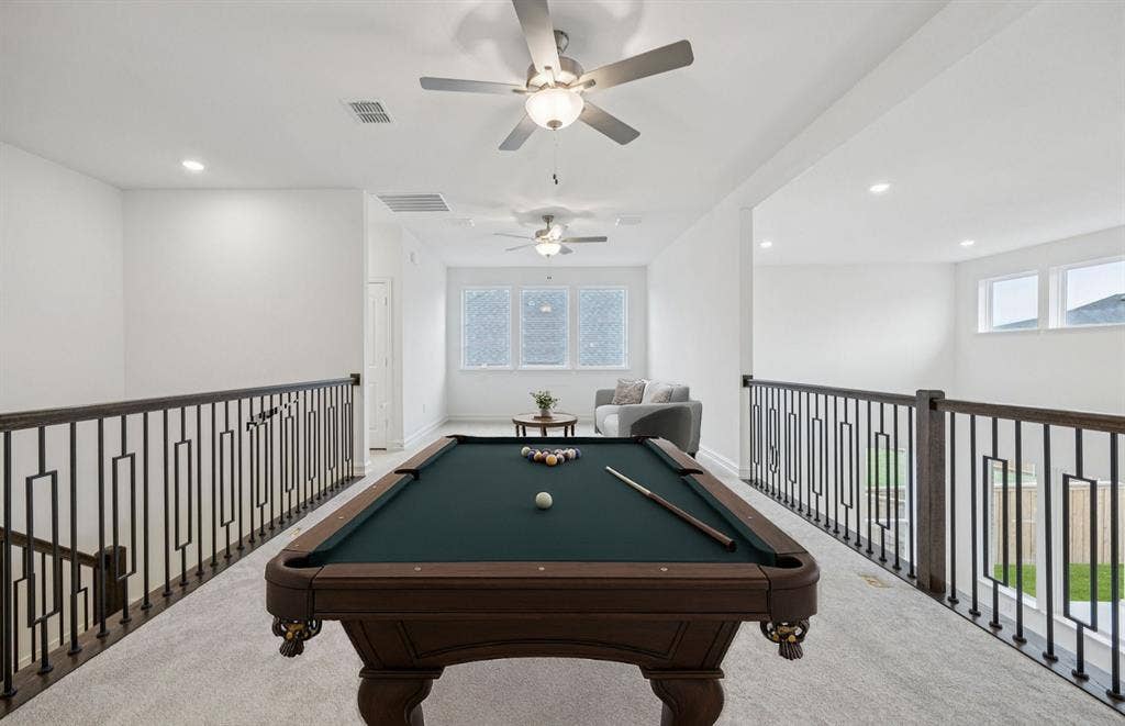 6733 Coffee Mill Court, McKinney, TX 75071 *Floorplan representation, not actual home - Spacious game room on second level