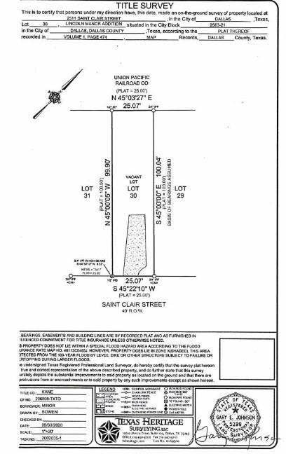 2511 Saint Clair Drive, Dallas, TX 75215 2511 Saint Clair Drive, Dallas, TX 75215