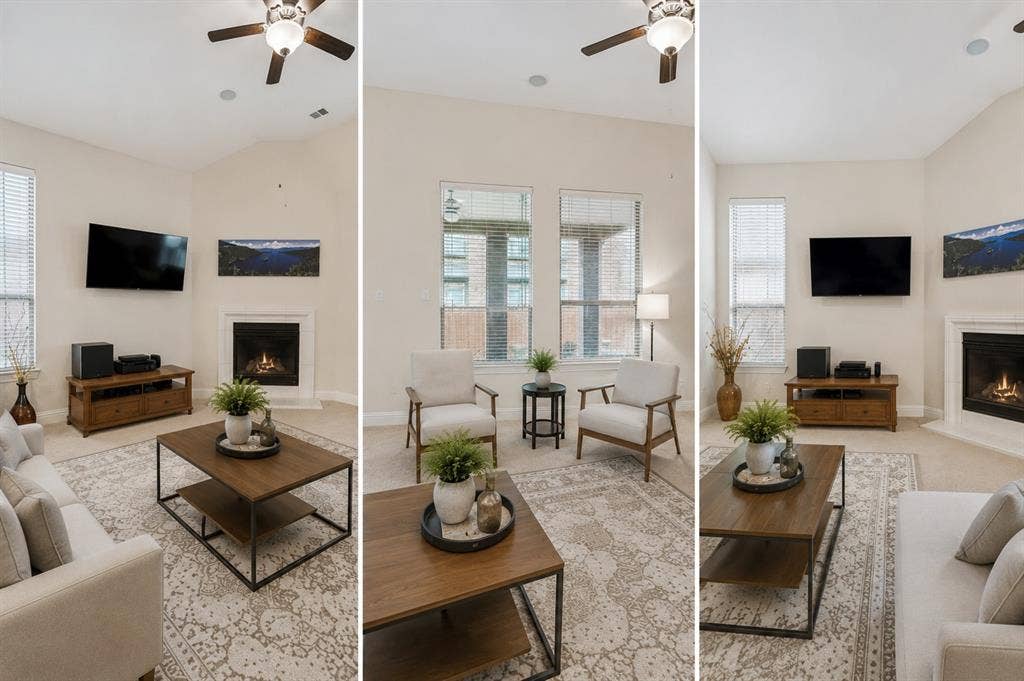2810 Green Circle Drive, Mansfield, TX 76063 Virtually Staged Family Room