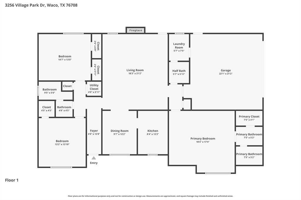 3256 Village Park Drive, Waco, TX 76708 3256 Village Park Drive, Waco, TX 76708