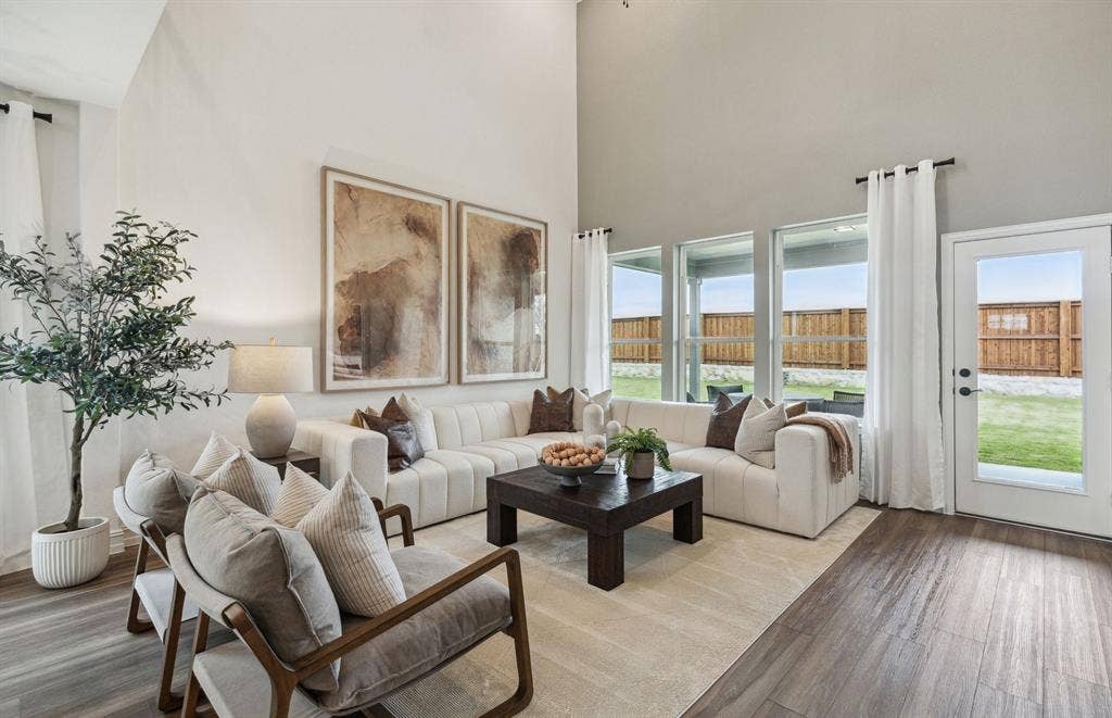 1809 Briarcrest Drive, Celina, TX 75009 *Model Representation - Spacious gathering room with large windows