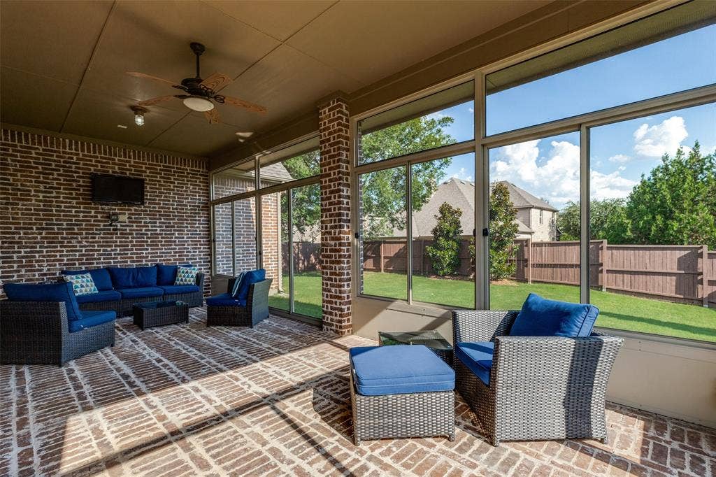 6409 Biltmore Lane, McKinney, TX 75071 Screen Enclosed Porch! A perfect retreat