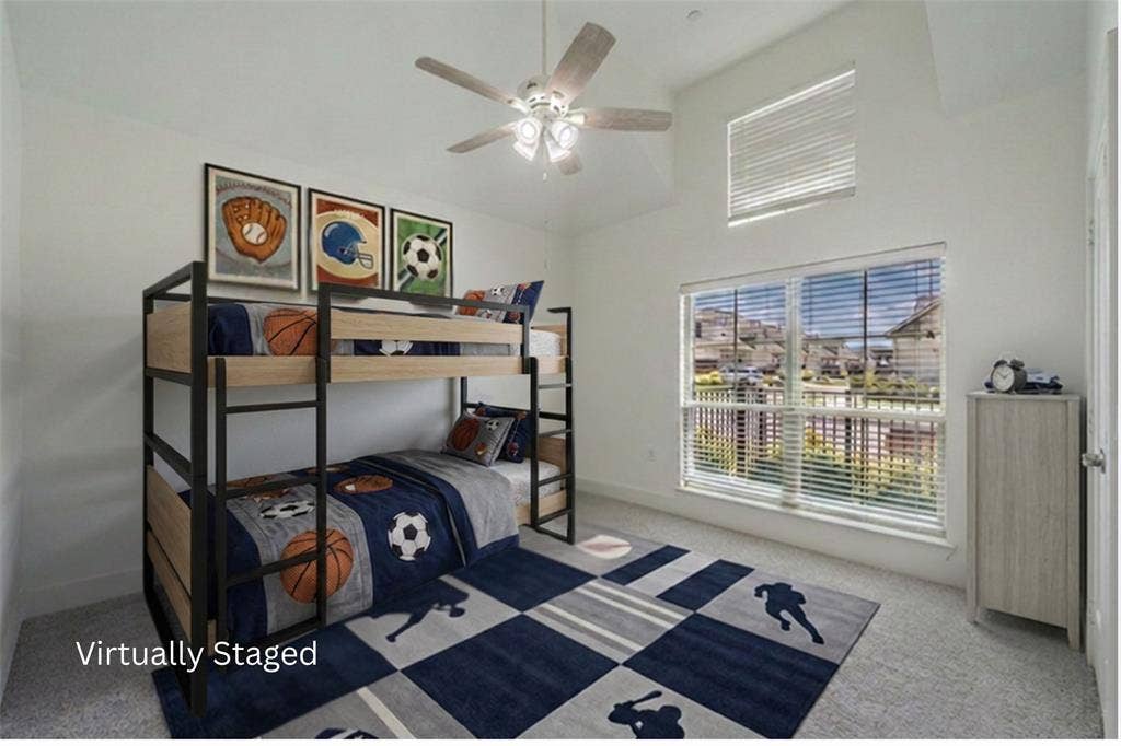 4050 Pequin Drive, Prosper, TX 75078 Bedroom 2 of 3 - Virtually Staged