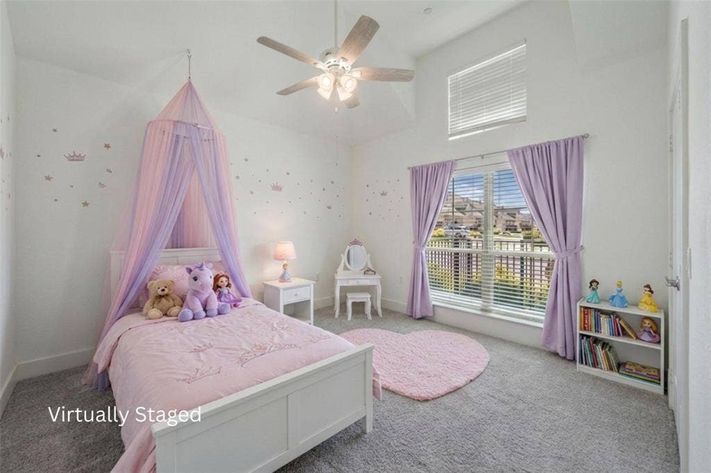 4050 Pequin Drive, Prosper, TX 75078 Bedroom 2 of 3 - Virtually Staged