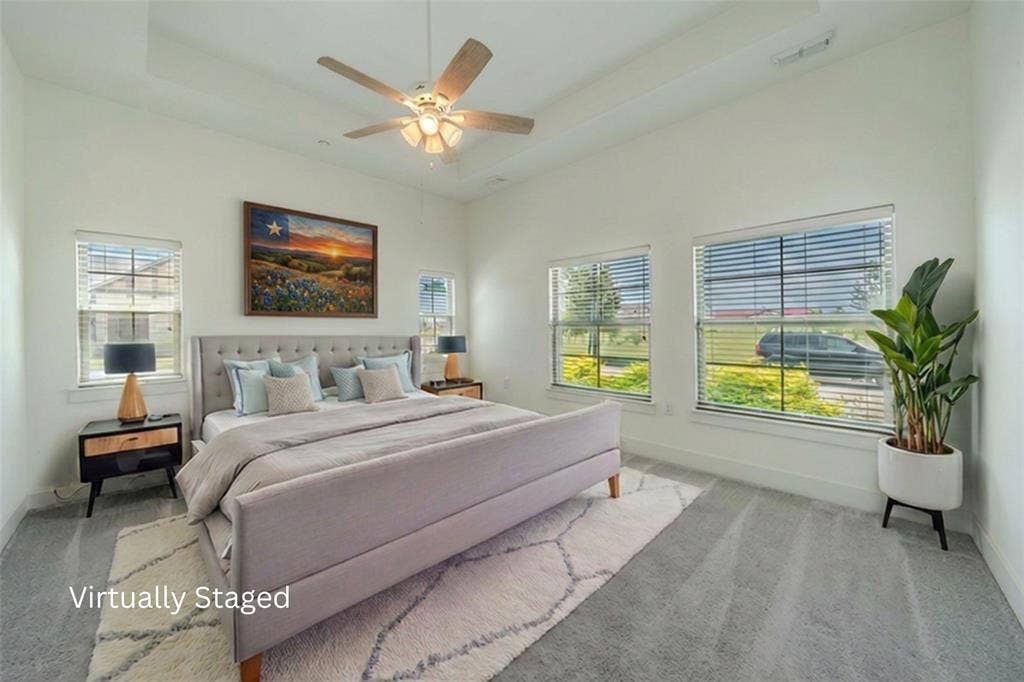 4050 Pequin Drive, Prosper, TX 75078 Primary Bedroom Suite - Virtually Staged