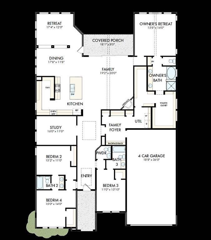 301 Mercury Court, Northlake, TX 76247 Floor plan
