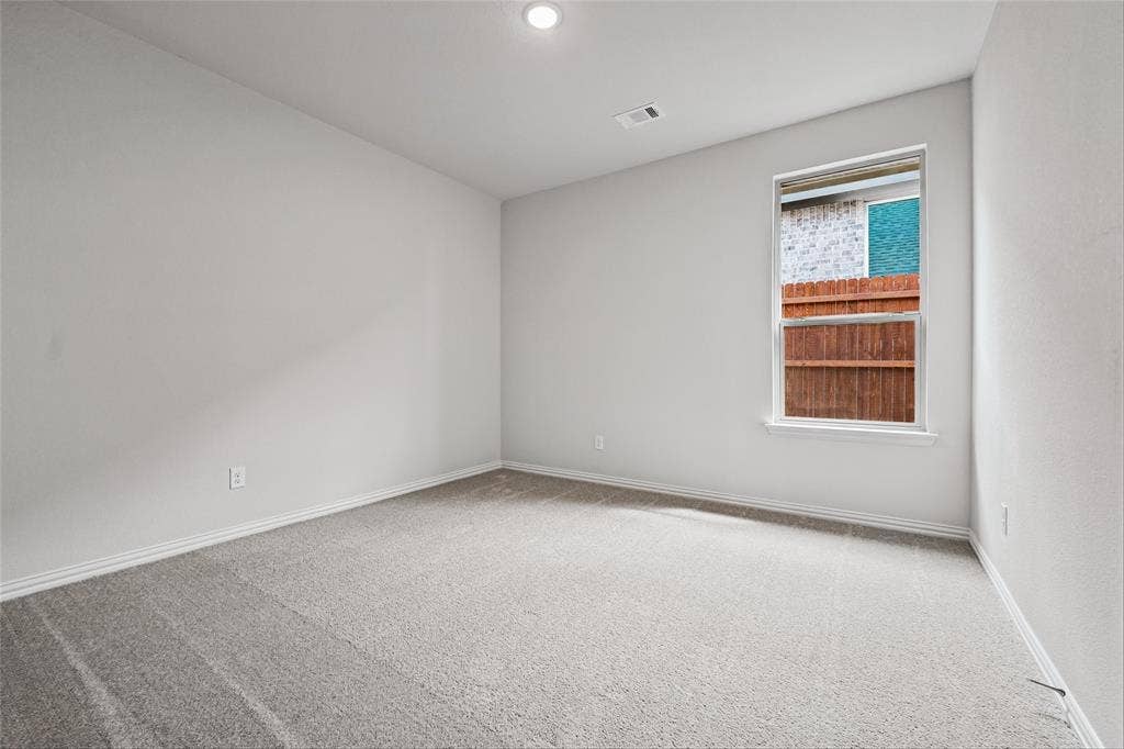 10008 Birchpoint Drive, Fort Worth, TX 76108 Recessed ceiling lighting, a single window, and light-colored carpeting